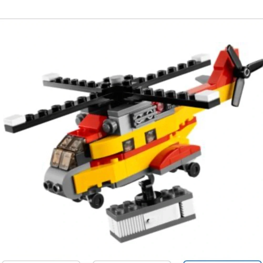 Lego creator cargo heli set 31029 132 pieces new in sealed box